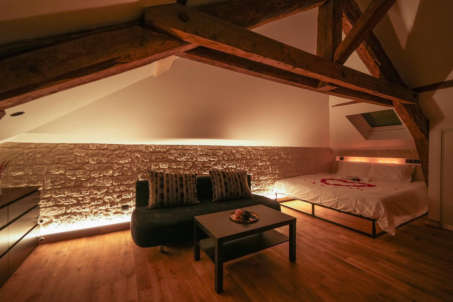Evasion Chic, Spa Et Sauna Sous Les Toits 낭시 외부 사진